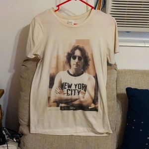 Rare John Lennon women's tee by Pacific-S